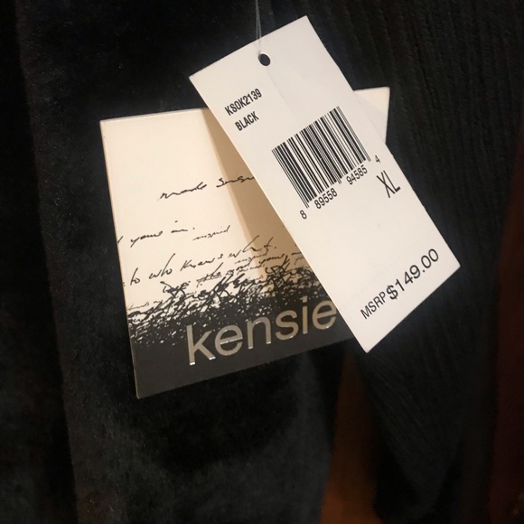 Kensie Faux Fur Sweater Vest - Picture 3 of 5